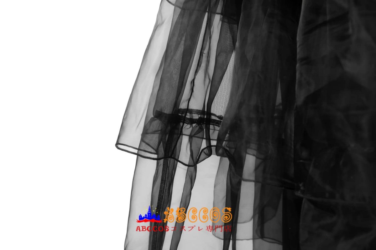 画像12: 【売り切れ即終】アダムス・ファミリー The Addams Family ウェンズデー・アダムス Wednesday Addams コスチューム 完全な服装 ドレス コスプレ衣装 abccos製 「受注生産」 (12)