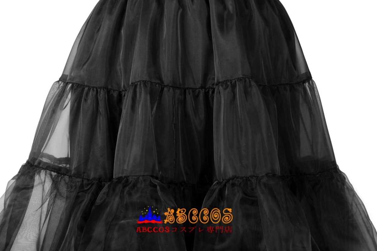 画像13: 【売り切れ即終】アダムス・ファミリー The Addams Family ウェンズデー・アダムス Wednesday Addams コスチューム 完全な服装 ドレス コスプレ衣装 abccos製 「受注生産」 (13)