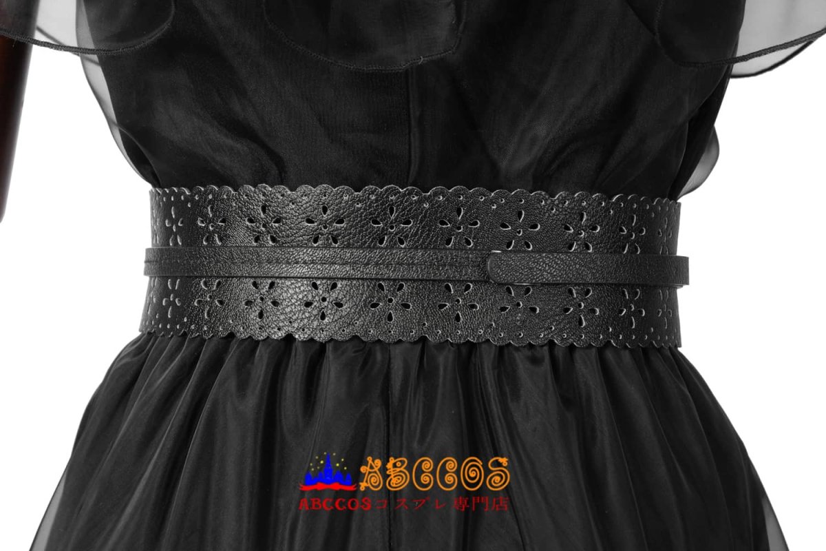 画像9: 【売り切れ即終】アダムス・ファミリー The Addams Family ウェンズデー・アダムス Wednesday Addams コスチューム 完全な服装 ドレス コスプレ衣装 abccos製 「受注生産」 (9)