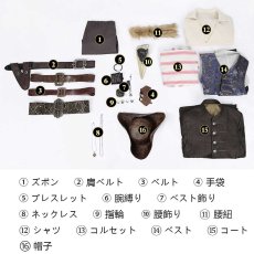 画像27: 専用ページ パイレーツ・オブ・カリビアン（Pirates of the Caribbean）カリブの海賊 ジャック・スパロウ Jack Sparrow コスプレ衣装 abccos製 「受注生産」 (27)