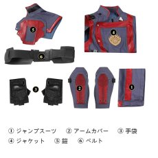 画像23: Guardians of the Galaxy：VOLUME 3 ガーディアンズ・オブ・ギャラクシー ネビュラ ガモーラ 女性通用ユニフォーム コスチューム コスプレ衣装 コスプレ靴 バラ売り可 abccos製 「受注生産」 (23)