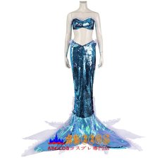 画像1: ディズニー リトル・マーメイド The Little Mermaid 2023 人魚姫 アリエル（Ariel）コスプレ衣装 abccos製 「受注生産」 (1)