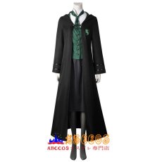 画像1: ハリー・ポッター Harry Potter  ホグワーツ Hogwarts Legacy Slytherin 女制服 コスプレ衣装 abccos製 「受注生産」 (1)