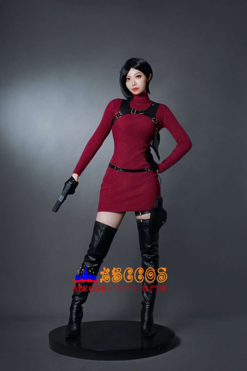 画像19: Resident Evil 4 Remake/ Biohazard 4 バイオハザード RE:4  エイダ・ウォン Ada Wong コスプレ衣装 コスプレ靴 バラ売り可 abccos製 「受注生産」 (19)