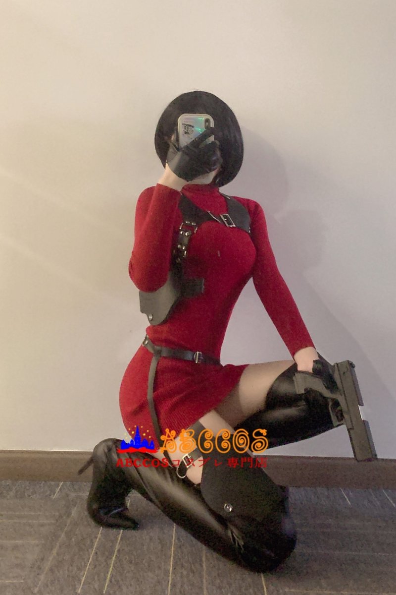 画像22: Resident Evil 4 Remake/ Biohazard 4 バイオハザード RE:4  エイダ・ウォン Ada Wong コスプレ衣装 コスプレ靴 バラ売り可 abccos製 「受注生産」 (22)