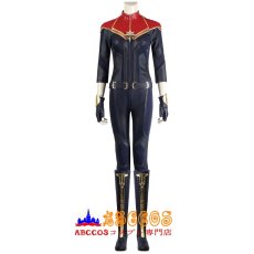 画像1: マーベルズ The Marvels キャロル・ダンヴァース/ダンバース Carol Danvers キャプテン・マーベル コスプレ衣装 コスチューム abccos製 「受注生産」 (1)