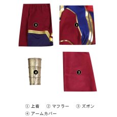 画像20: Ms. Marvel ミズ・マーベル Kamala Khan カマラ・カーン コスプレ衣装 コスプレ靴付き バラ売り可 abccos製 「受注生産」 (20)
