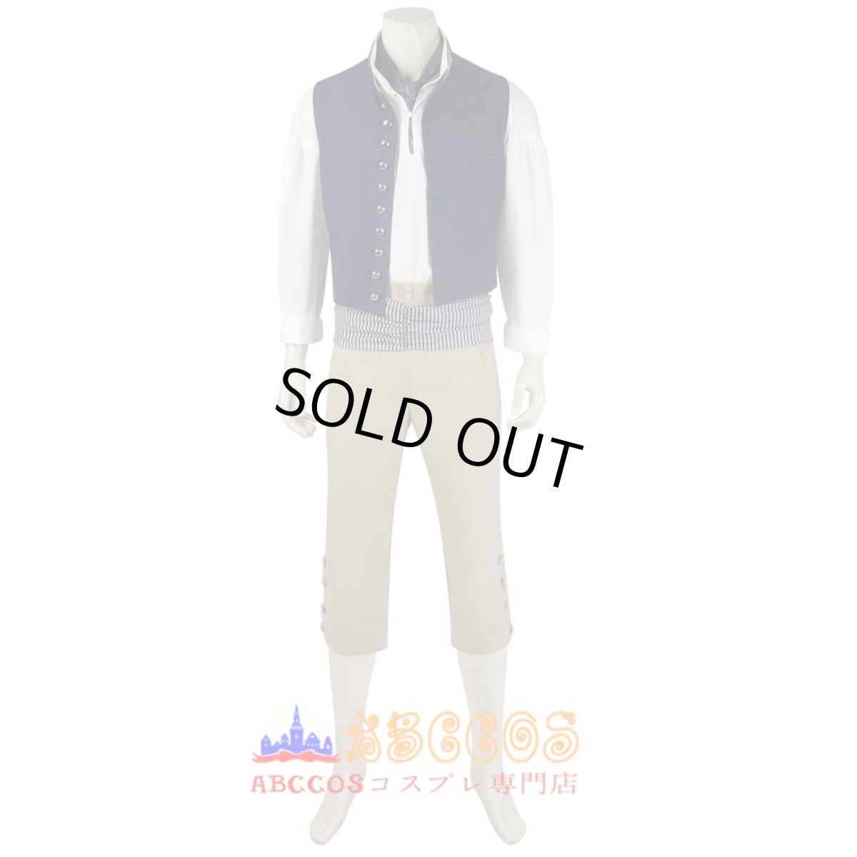 画像1: 【売り切れ即終】ディズニー リトル・マーメイド The Little Mermaid 2023 人魚姫 エリック Prince Eric コスプレ衣装 バラ売り可 abccos製 「受注生産」 (1)