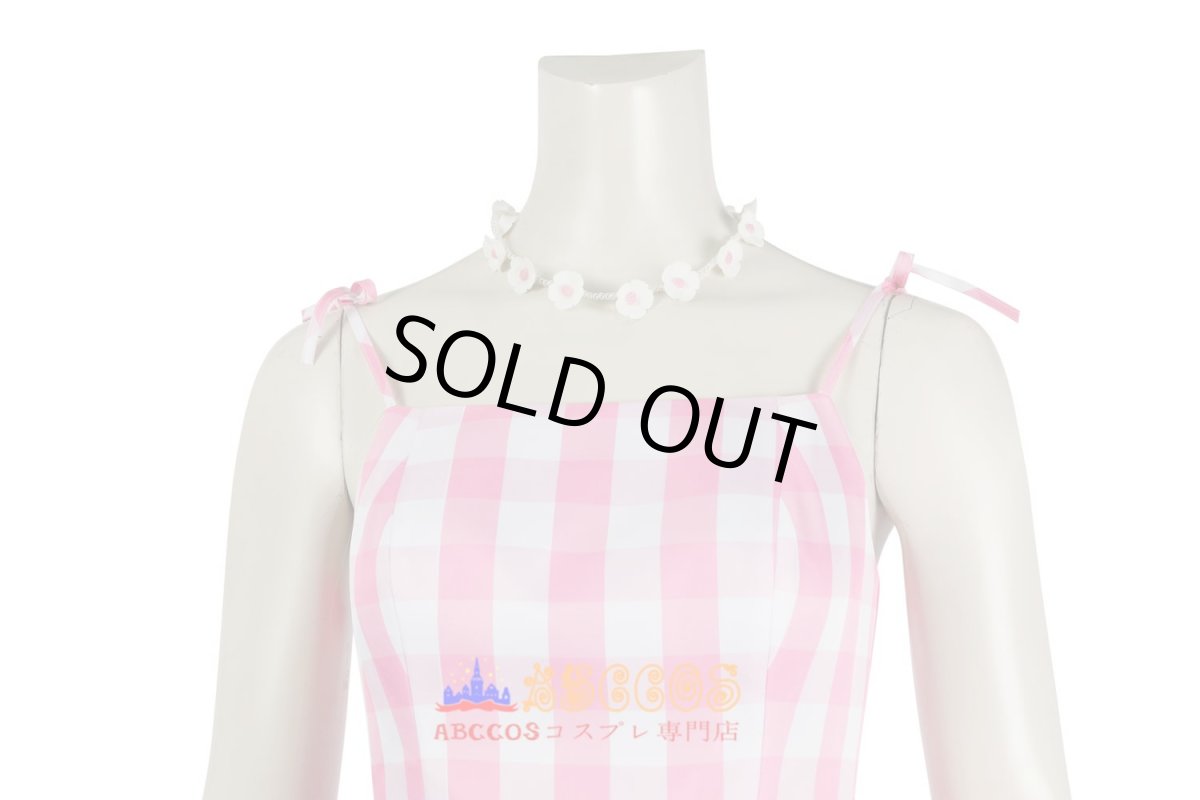 画像8: 【売り切れ即終】映画 バービー Barbie 2023 movie ピンク色のワンピース コスプレ衣装 abccos製 「受注生産」 (8)