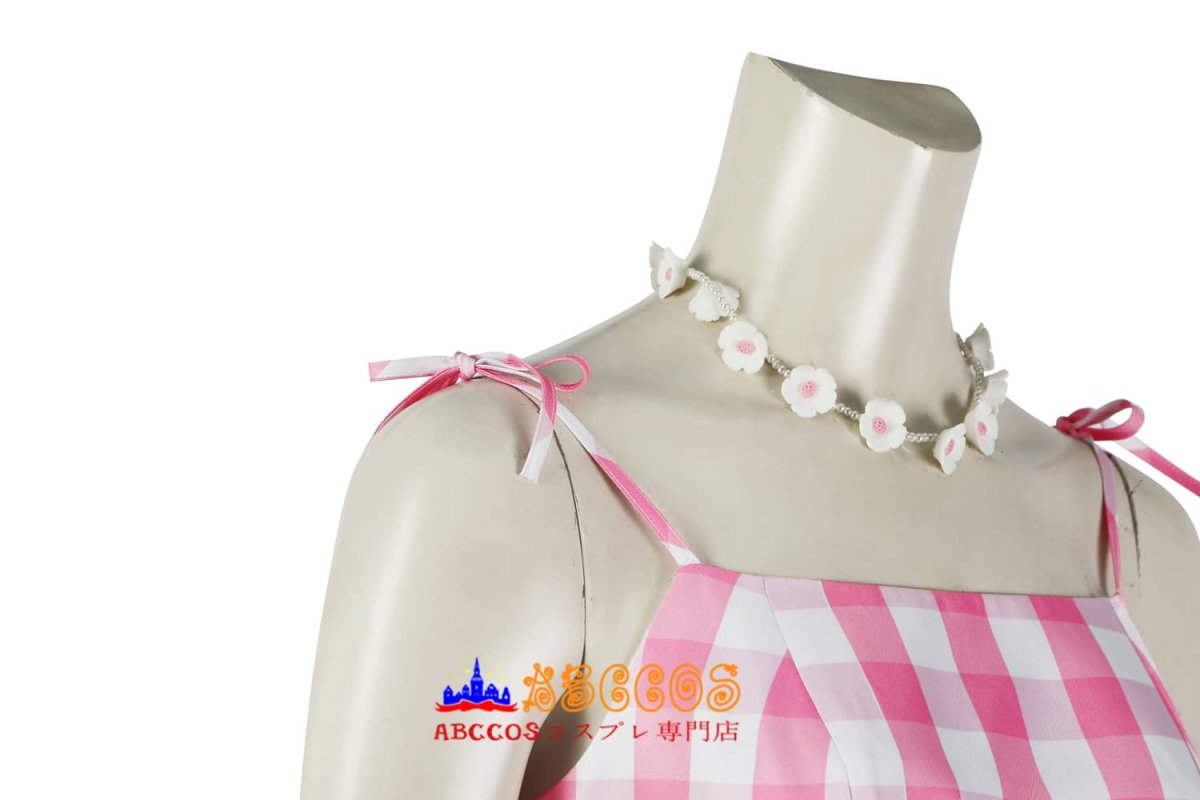 画像9: 【売り切れ即終】映画 バービー Barbie 2023 movie ピンク色のワンピース コスプレ衣装 abccos製 「受注生産」 (9)