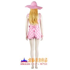 画像2: 映画 バービー（Barbie） ピンク色のワンピース コスプレ衣装 abccos製 「受注生産」 (2)