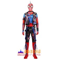 画像1: スパイダーマン:アクロス・ザ・スパイダーバース Spider-Man: Across the Spider-Verse Spider-Punk Hobart 'Hobie' Brown コスプレ衣装 abccos製 「受注生産」 (1)