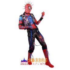 画像10: スパイダーマン:アクロス・ザ・スパイダーバース Spider-Man: Across the Spider-Verse Spider-Punk Hobart 'Hobie' Brown コスプレ衣装 abccos製 「受注生産」 (10)