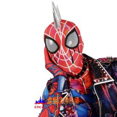 画像15: スパイダーマン:アクロス・ザ・スパイダーバース Spider-Man: Across the Spider-Verse Spider-Punk Hobart 'Hobie' Brown コスプレ衣装 abccos製 「受注生産」 (15)