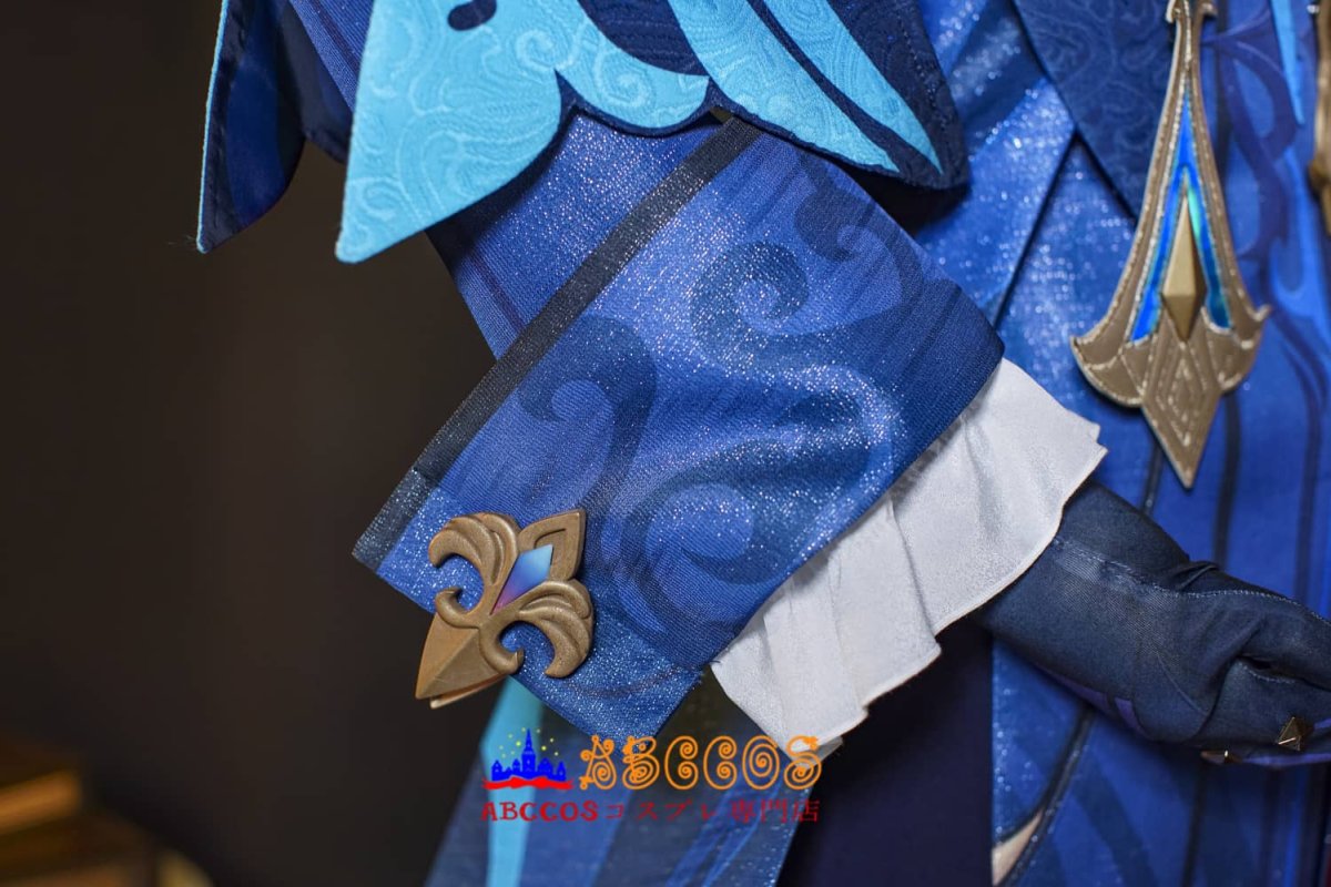 画像17: 原神 Genshin フォンテーヌ ヌヴィレット-Neuvillette 通常ズボン版 コスチューム コスプレ衣装 abccos製 「受注生産」 (17)