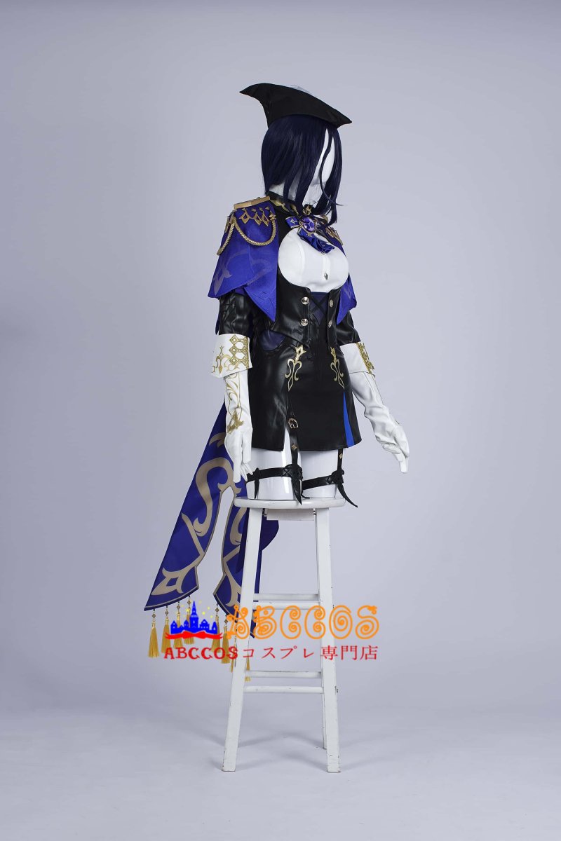 画像2: 原神 Genshin フォンテーヌ クロリンデ-Clorinde コスチューム コスプレ衣装 abccos製 「受注生産」 (2)