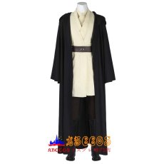 画像1: スター・ウォーズ エピソード1/ ファントム・メナス（Star Wars: Episode I – The Phantom Menace）クワイ＝ガン・ジン Qui-Gon jinn コスプレ衣装 コスチューム バラ売り可 abccos製 「受注生産」 (1)