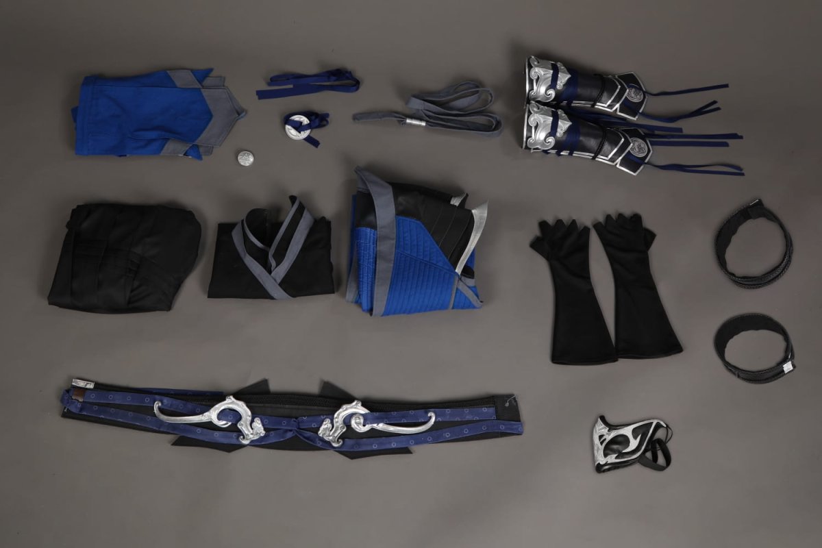 画像22: モータルコンバット 1 Mortal Kombat 1 MK サブ・ゼロ(Sub-Zero)/ 絶対零度 コスプレ衣装 コスチューム abccos製 「受注生産」 (22)