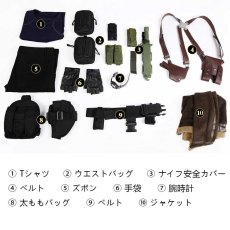 画像24: バイオハザード4 Biohazard 4（resident evil 4）レオン·S·ケネディ Leon コスプレ衣装 コスチューム abccos製 「受注生産」 (24)