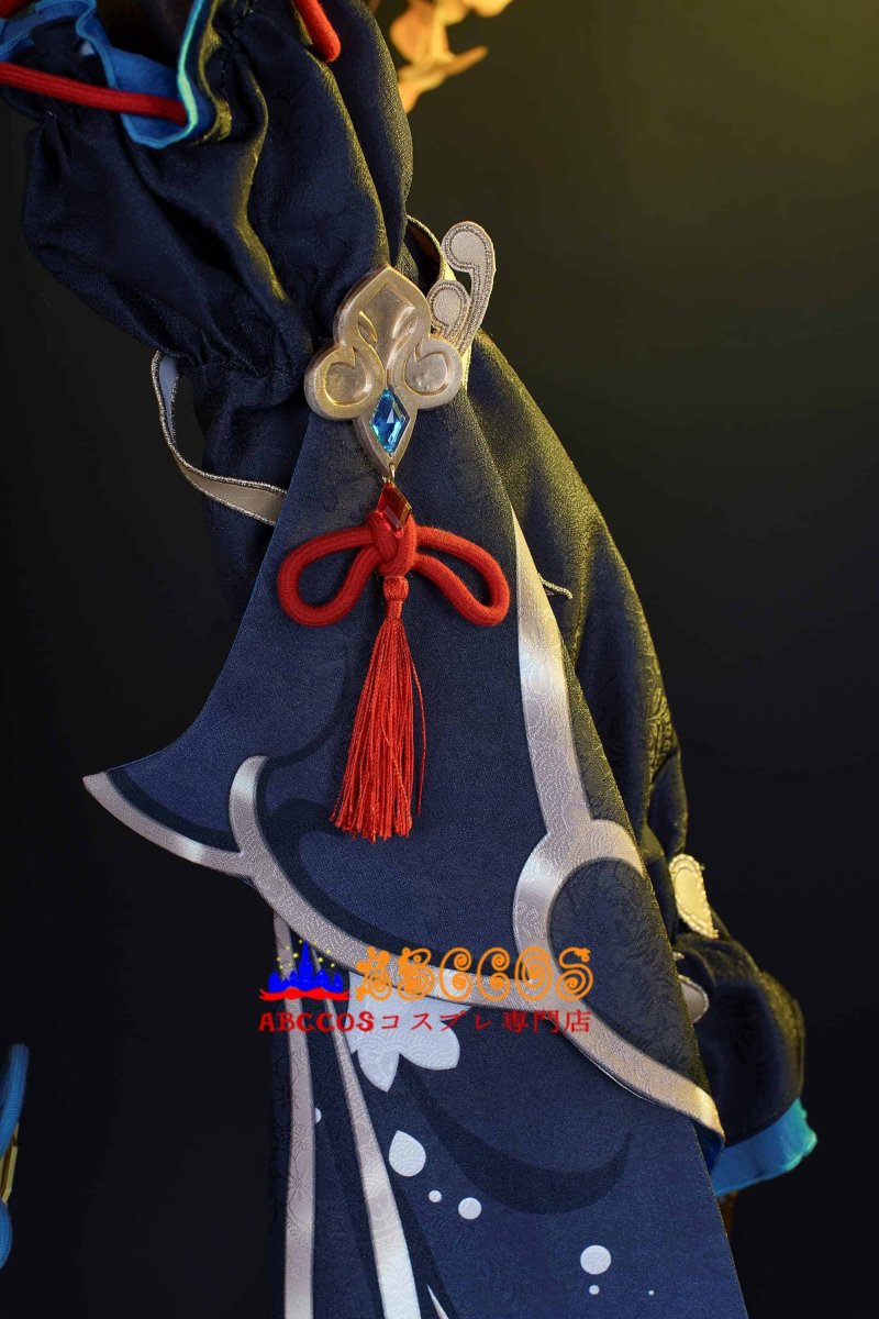 画像10: 原神 Genshin 璃月 申鶴-「冷花幽露」 新コスチューム 足首飾り付き コスプレ衣装 abccos製 「受注生産」 (10)