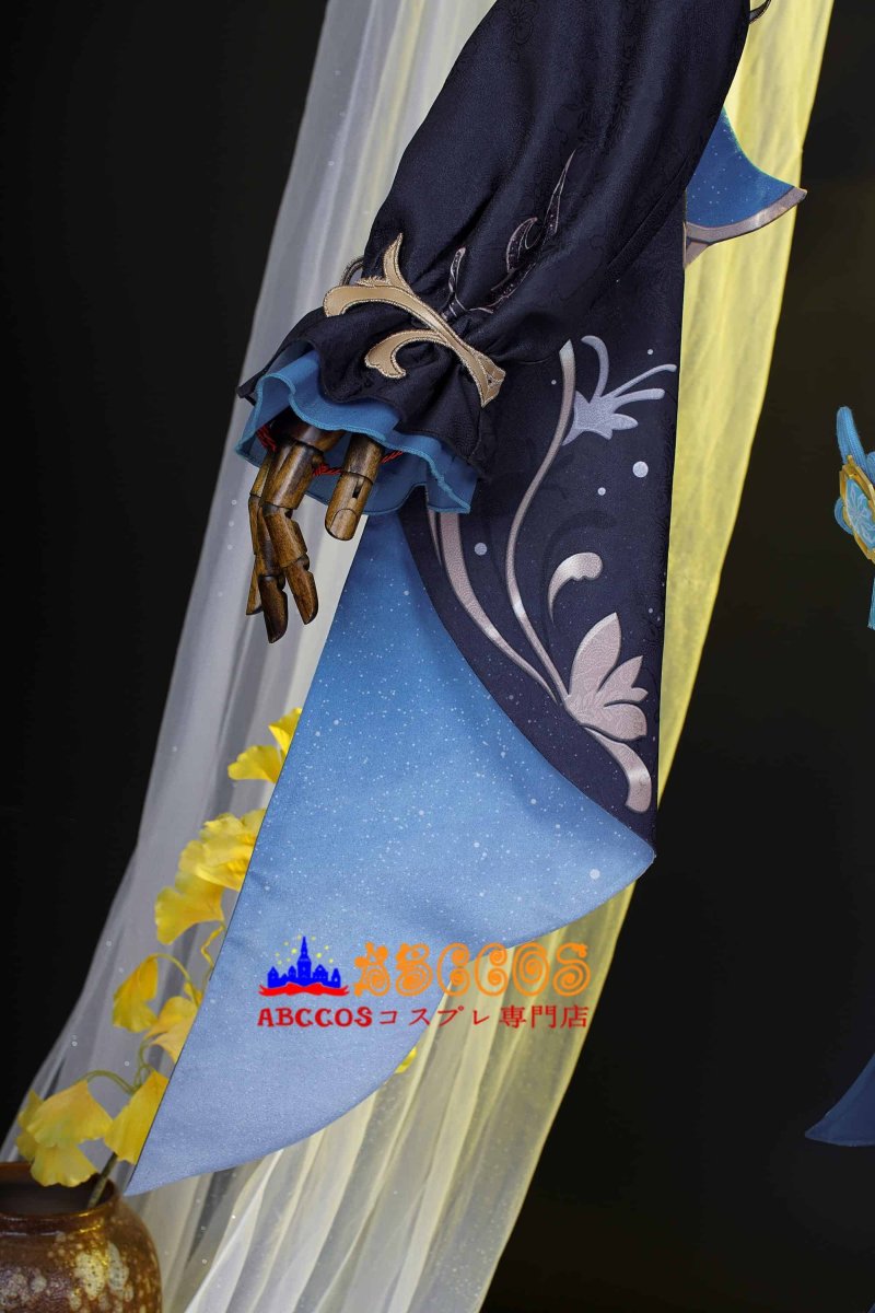画像16: 原神 Genshin 璃月 申鶴-「冷花幽露」 新コスチューム 足首飾り付き コスプレ衣装 abccos製 「受注生産」 (16)