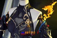 画像17: 原神 Genshin 璃月 申鶴-「冷花幽露」 新コスチューム 足首飾り付き コスプレ衣装 abccos製 「受注生産」 (17)