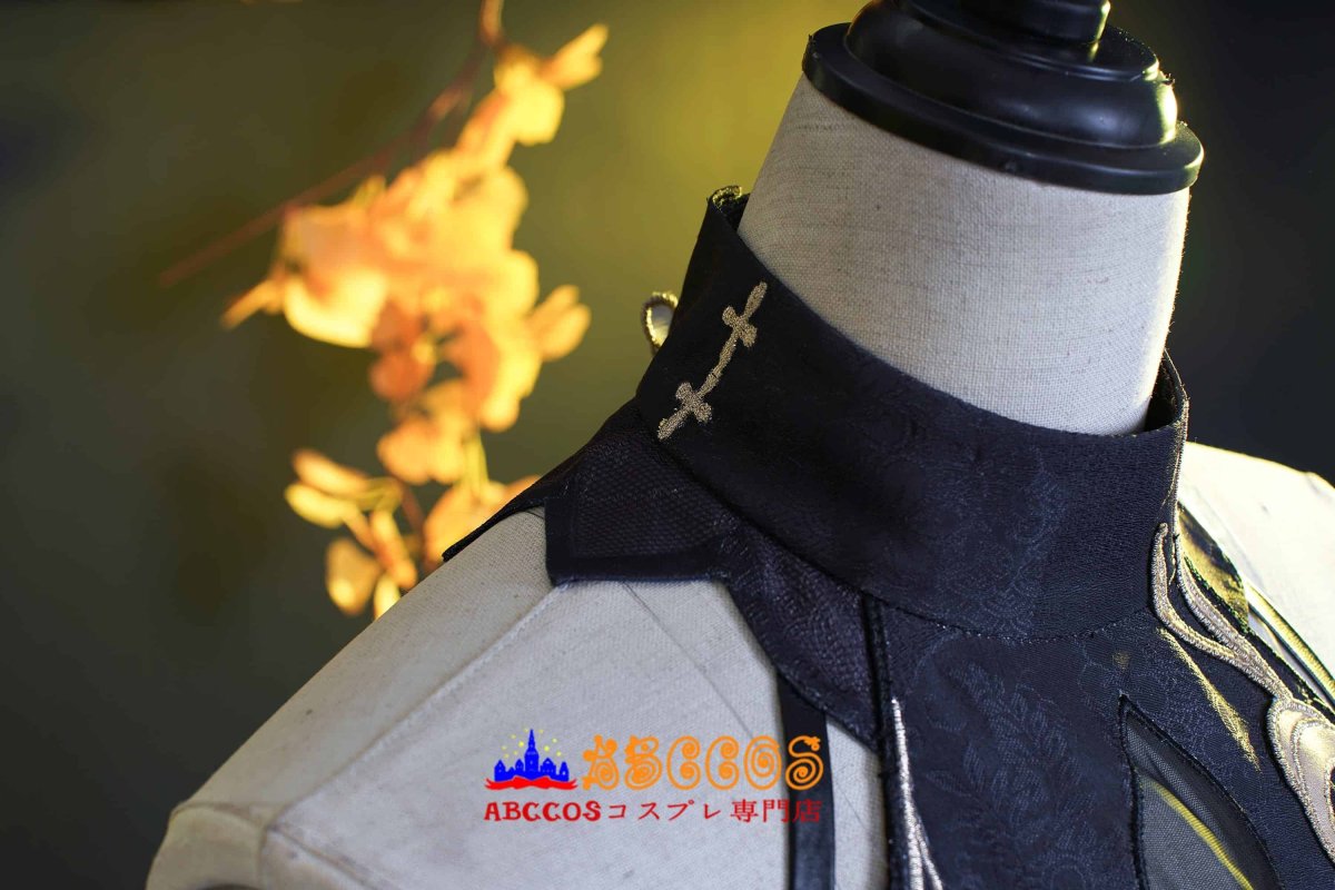 画像18: 原神 Genshin 璃月 申鶴-「冷花幽露」 新コスチューム 足首飾り付き コスプレ衣装 abccos製 「受注生産」 (18)