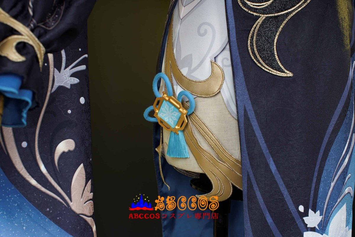 画像21: 原神 Genshin 璃月 申鶴-「冷花幽露」 新コスチューム 足首飾り付き コスプレ衣装 abccos製 「受注生産」 (21)