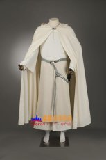 画像2: ロード・オブ・ザ・リング（The Lord of the Rings: The Fellowship of the Ring）白のガンダルフ（Gandalf the White）コスプレ衣装 abccos製 「受注生産」 (2)