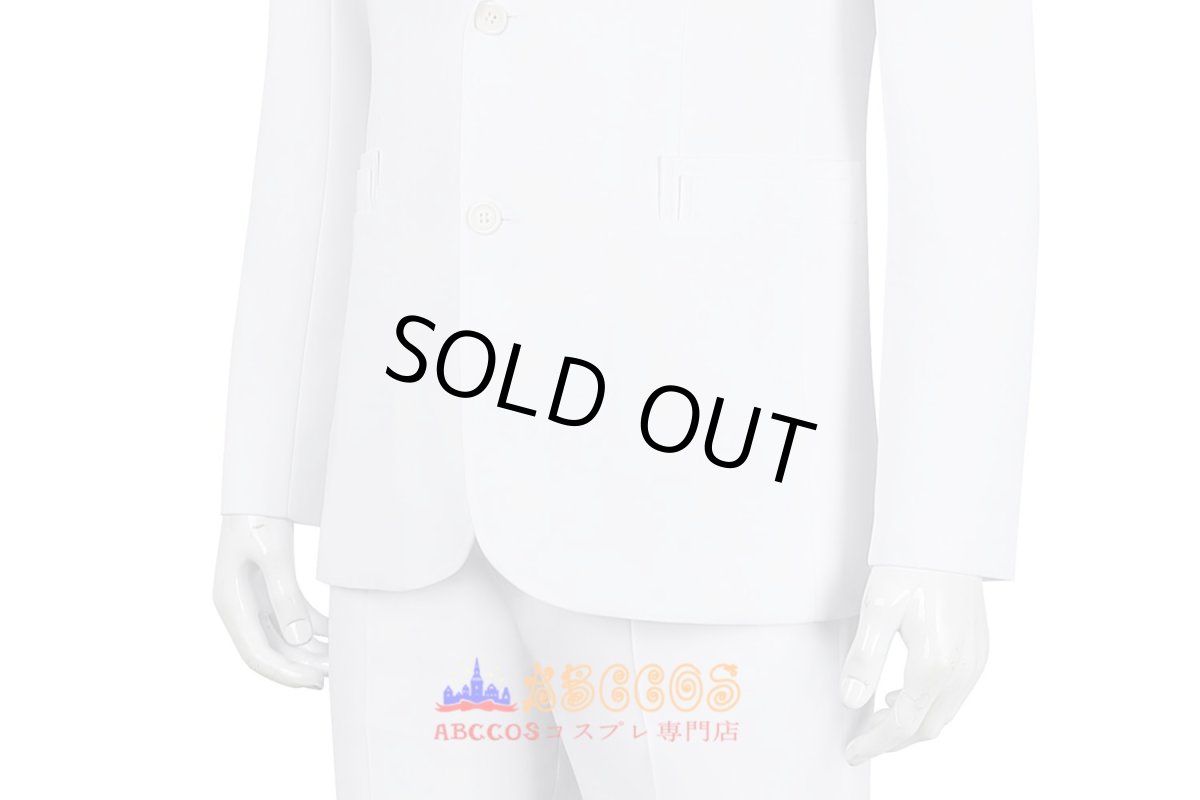 画像8: 【売り切れ即終】ジョーカー：フォリ・ア・ドゥ（Joker: Folie à Deux） アーサー・フレック / ジョーカー 白いスーツ コスプレ衣装 abccos製 「受注生産」 (8)