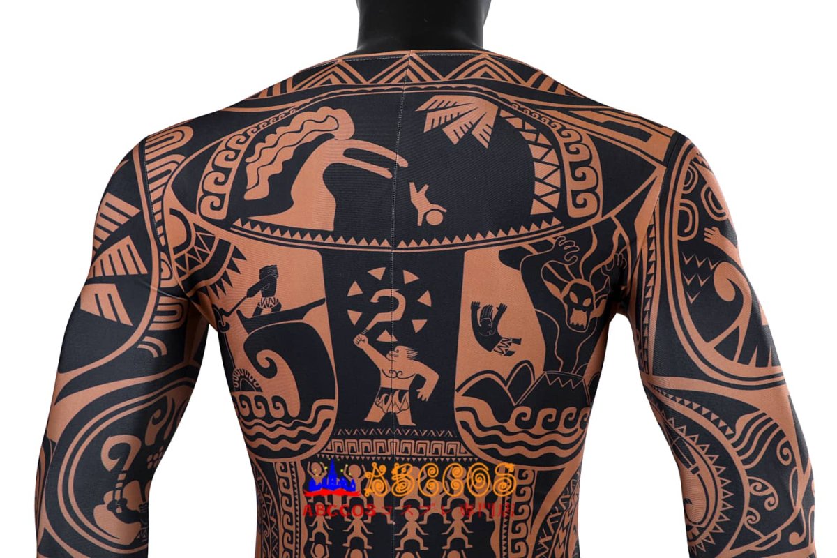 画像14: ディズニー モアナと伝説の海2 Moana2 マウイ Māui コスプレ衣装 バラ売り可 abccos製 「受注生産」 (14)