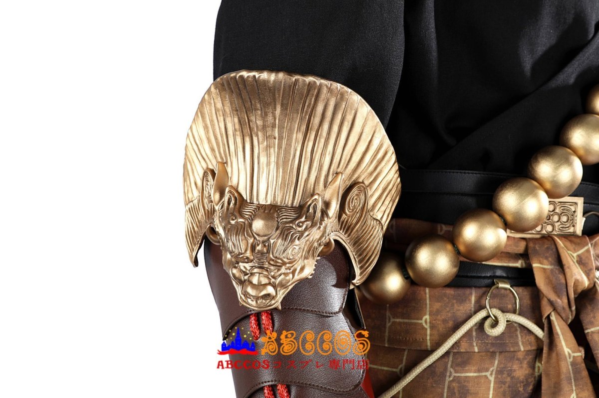 画像12: 黒神話:悟空 Black Myth: Wukong Ebongold Silk Robe コスプレ衣装 バラ売り可 abccos製 「受注生産」 (12)