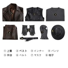 画像42: スパイダーマン: スパイダーバース ノワール Spider-Man:Noir コスプレ衣装 オーダーメイド可能 バラ売り可 abccos製 「受注生産」 (42)