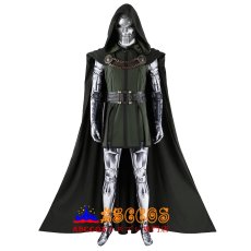 画像1: The Fantastic Four ファンタスティック4  Victor von Doom ドクタードゥーム Doctor Doom つなぎ服 コスプレ衣装 abccos製 「受注生産」 (1)