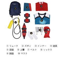 画像31: スパイダーマン:フレンドリー・ネイバーフッド Spider-Man スパイダーマン 一年生 オーダーメイド コスプレ衣装 abccos製 「受注生産」 (31)