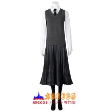 画像9: Wednesday Season 2『ウェンズデー』シーズン2 アダムス・ファミリー ネヴァーモア学園 制服 Addams Nevermore Academy uniform コスプレ衣装 abccos製 「受注生産」 (9)