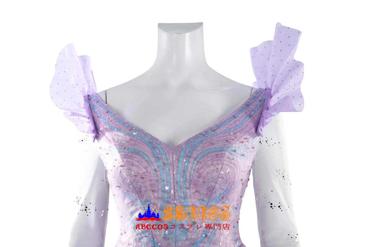 画像7: ウィキッド2 (Wicked: For Good) 主人公 グリンダ Glinda コスプレ衣装 オーダーメイド可能 バラ売り可 abccos製 「受注生産」 (7)