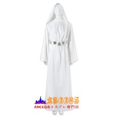 画像1: スター・ウォーズ エピソード4/新たなる希望（Star Wars: Episode IV A New Hope）レイア・オーガナ姫 コスプレ衣装 abccos製 「受注生産」 (1)