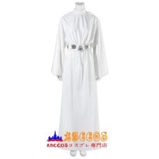 画像2: スター・ウォーズ エピソード4/新たなる希望（Star Wars: Episode IV A New Hope）レイア・オーガナ姫 コスプレ衣装 abccos製 「受注生産」 (2)