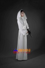 画像24: スター・ウォーズ エピソード4/新たなる希望（Star Wars: Episode IV A New Hope）レイア・オーガナ姫 コスプレ衣装 abccos製 「受注生産」 (24)