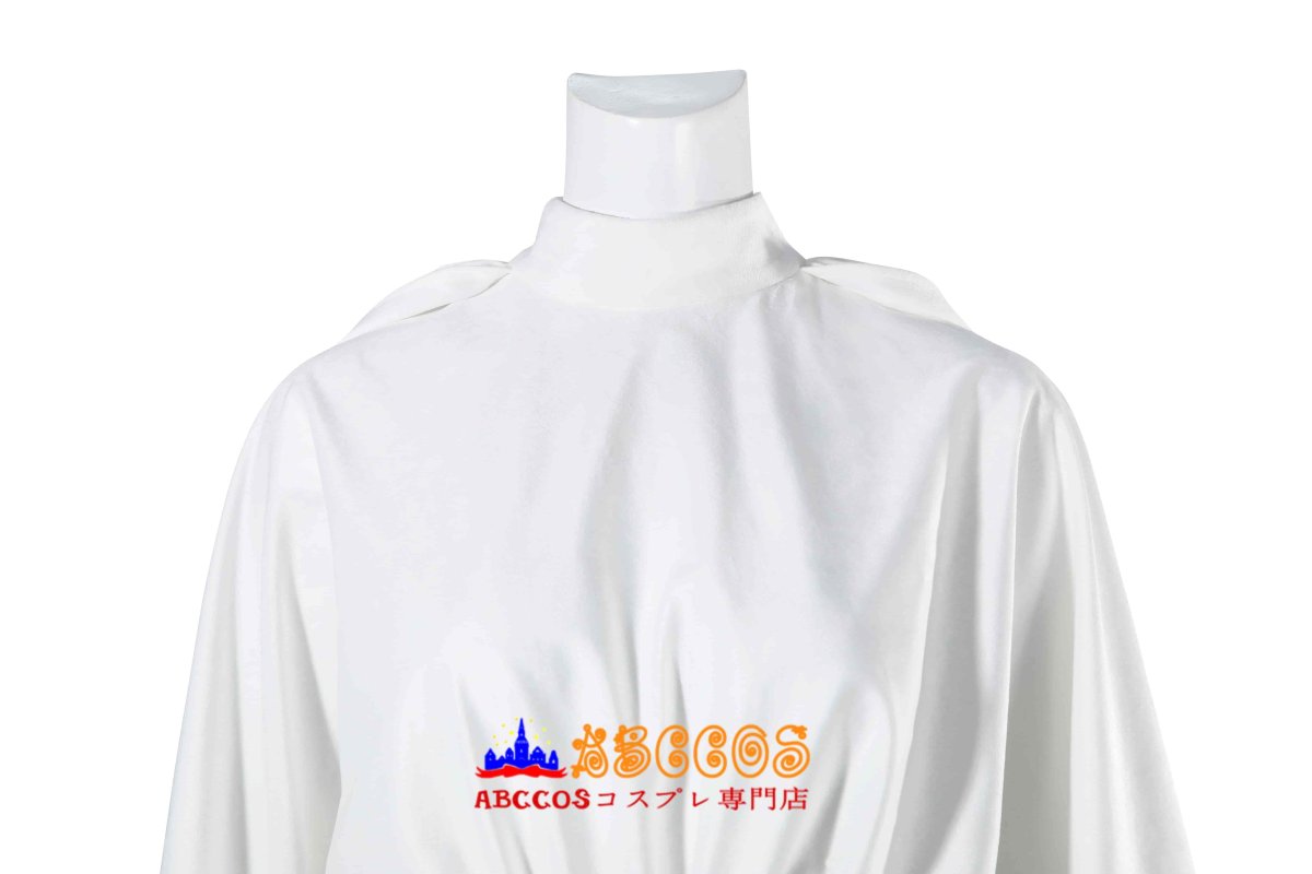 画像9: スター・ウォーズ エピソード4/新たなる希望（Star Wars: Episode IV A New Hope）レイア・オーガナ姫 コスプレ衣装 abccos製 「受注生産」 (9)
