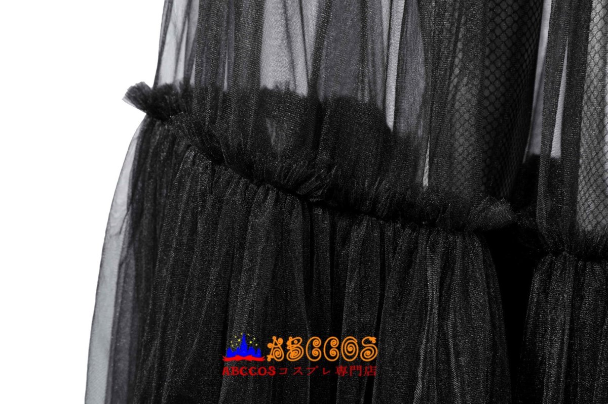 画像13: 『ウェンズデー』シーズン2  アダムス・ファミリー ェンズデー・アダムス イブニングドレス コスプレ衣装 abccos製 「受注生産」 (13)