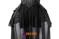 画像14: 『ウェンズデー』シーズン2  アダムス・ファミリー ェンズデー・アダムス イブニングドレス コスプレ衣装 abccos製 「受注生産」 (14)