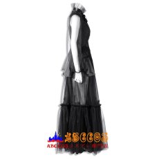 画像2: 『ウェンズデー』シーズン2  アダムス・ファミリー ェンズデー・アダムス イブニングドレス コスプレ衣装 abccos製 「受注生産」 (2)