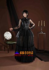 画像20: 『ウェンズデー』シーズン2  アダムス・ファミリー ェンズデー・アダムス イブニングドレス コスプレ衣装 abccos製 「受注生産」 (20)