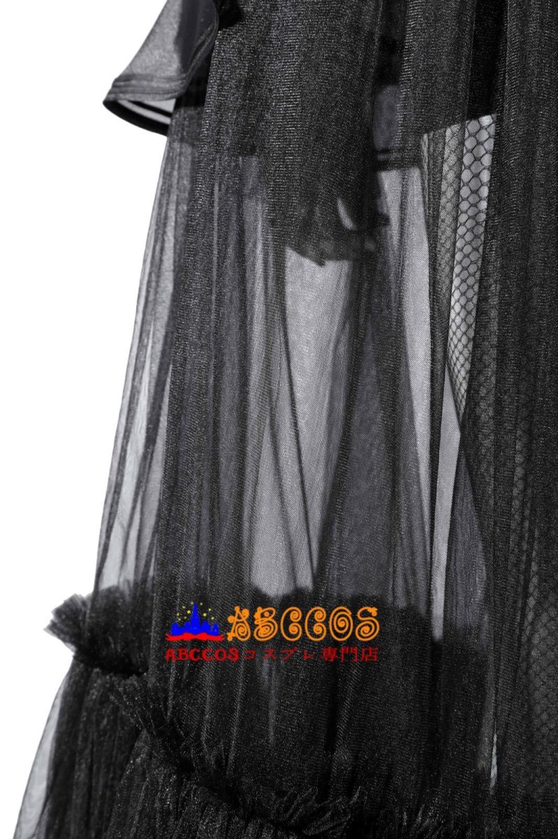 画像5: 『ウェンズデー』シーズン2  アダムス・ファミリー ェンズデー・アダムス イブニングドレス コスプレ衣装 abccos製 「受注生産」 (5)