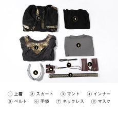 画像43: ダークソウル III Dark Souls III NPC 火の番人 Fire Keeper コスプレ衣装 abccos製 「受注生産」 (43)