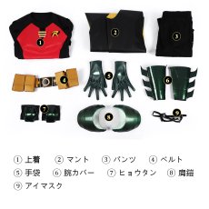 画像38: バットマン 3代目ロビン ティム・ドレイク（Tim Drake）コスプレ衣装 オーダーメイド可能 バラ売り可 abccos製「受注生産」 (38)