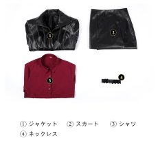 画像27: バイオハザード ダムネーション（Resident Evil: Damnation） エイダ・ウォン/Ada Wong コスプレ衣装 abccos製 「受注生産」 (27)