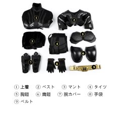 画像47: ダークナイト ライジング（The Dark Knight Rises）ブルース・ウェイン / バットマン Batman Bruce Wayne コスプレ衣装 abccos製 「受注生産」 (47)